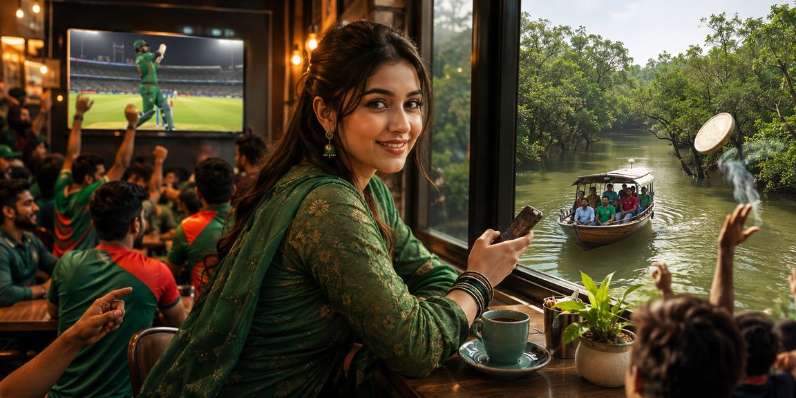 সিলেটের একজন ব্যবহারকারী মোবাইলে ক্রিকেট বেটিং করছেন bdg999 অ্যাপে